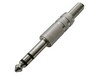 Штекер 6.3 mm stereo, металл