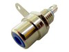 Гнездо RCA на корпус, металл RP-1 синие (1-290BL)