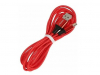 Кабель USB/Type-C, 1,0 м, 3A, красно-черный (iK-3112-S14rb)
