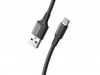 Кабель USB A/MICRO USB B 5pin, 1.м, 3А черный (iK-22-S14b)
