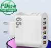 СЗУ LYK-881, 220/5V, USB/type-C, 3,06А, 65 Вт СЗУ LYK-881, 220/5V, USB/type-C, 3,06А, 65 Вт